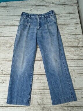 Vintage H.A.S.H. Pleated Denim Mom Jeans Women